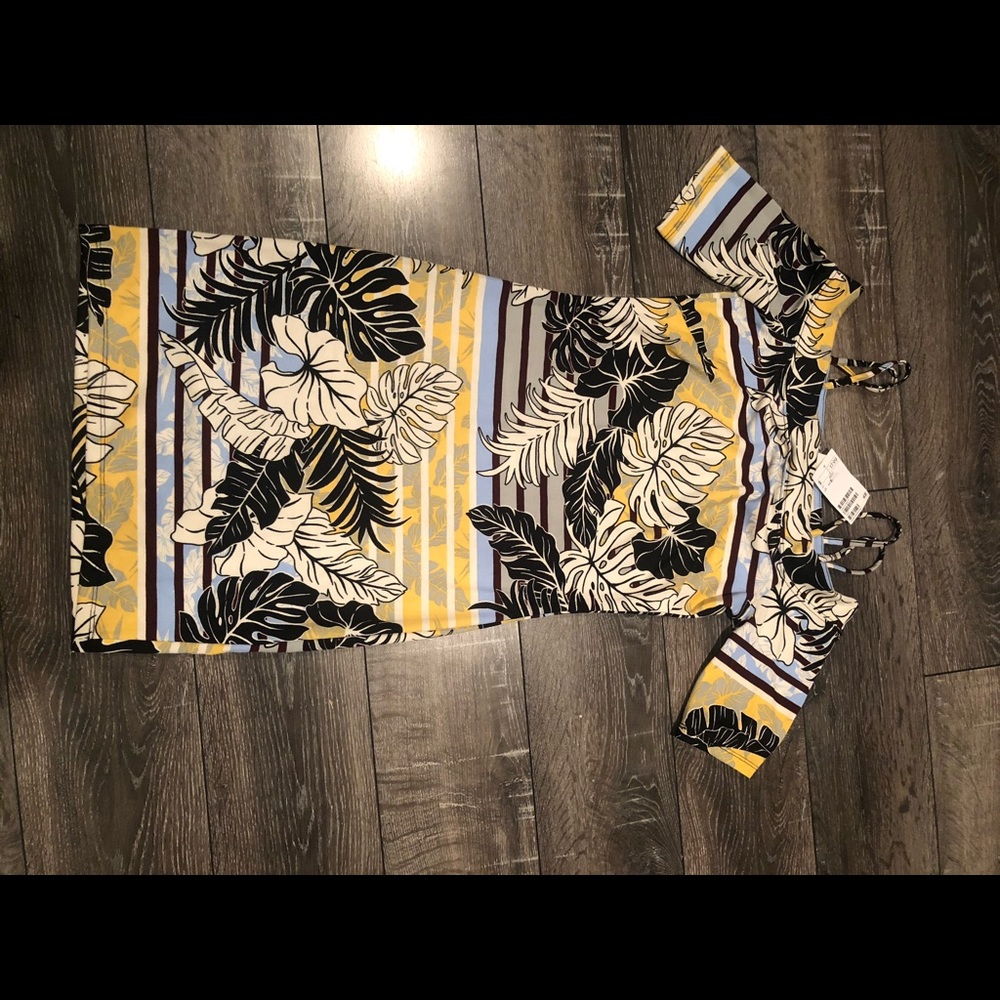 H$M tropical printed dress